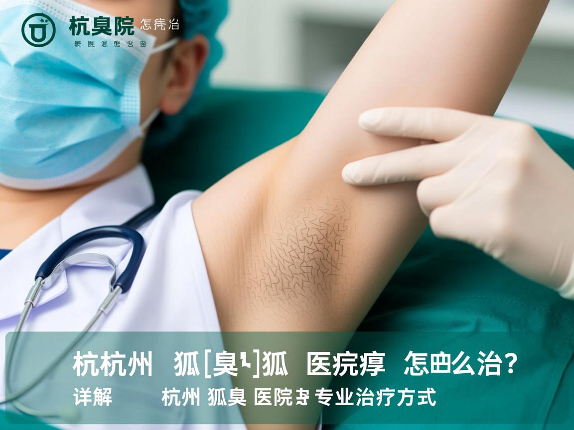杭州狐臭医院怎么治疗？详解杭州狐臭医院的专业治疗方式