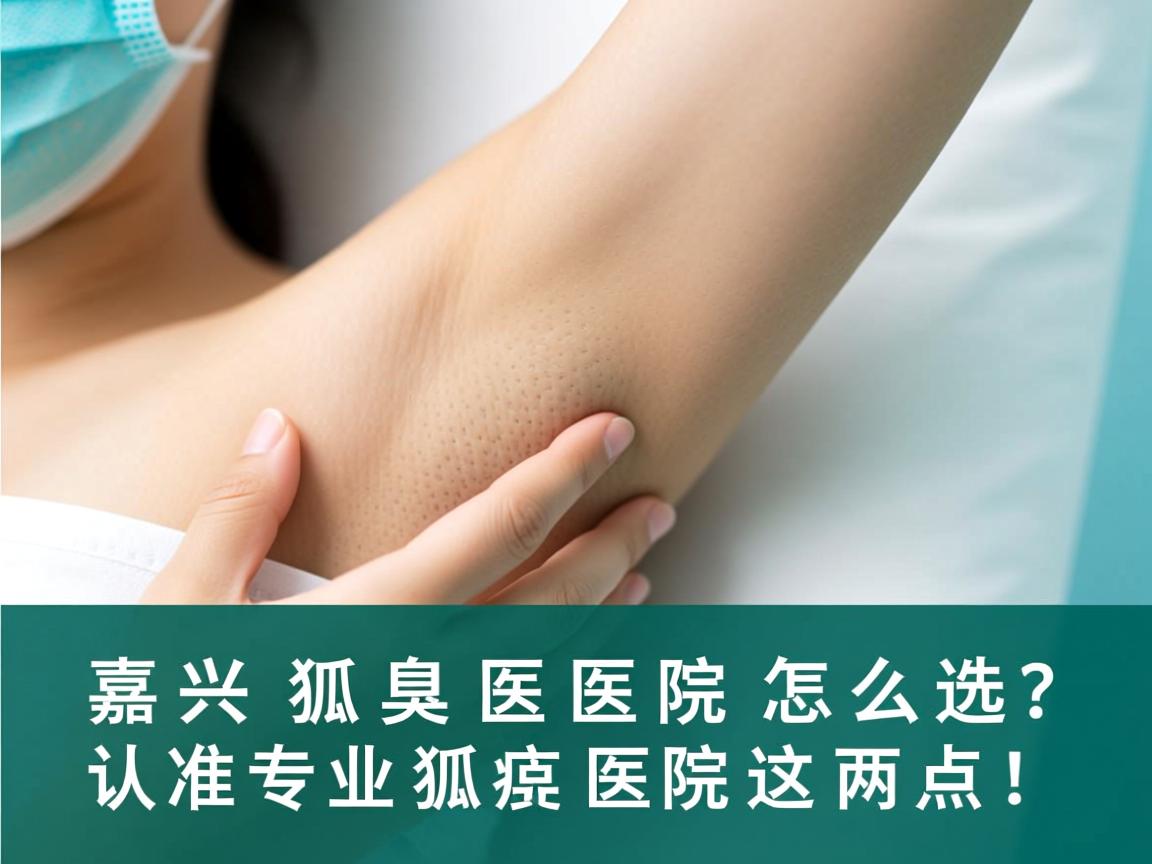 嘉兴狐臭医院怎么选？认准专业狐臭医院这两点！