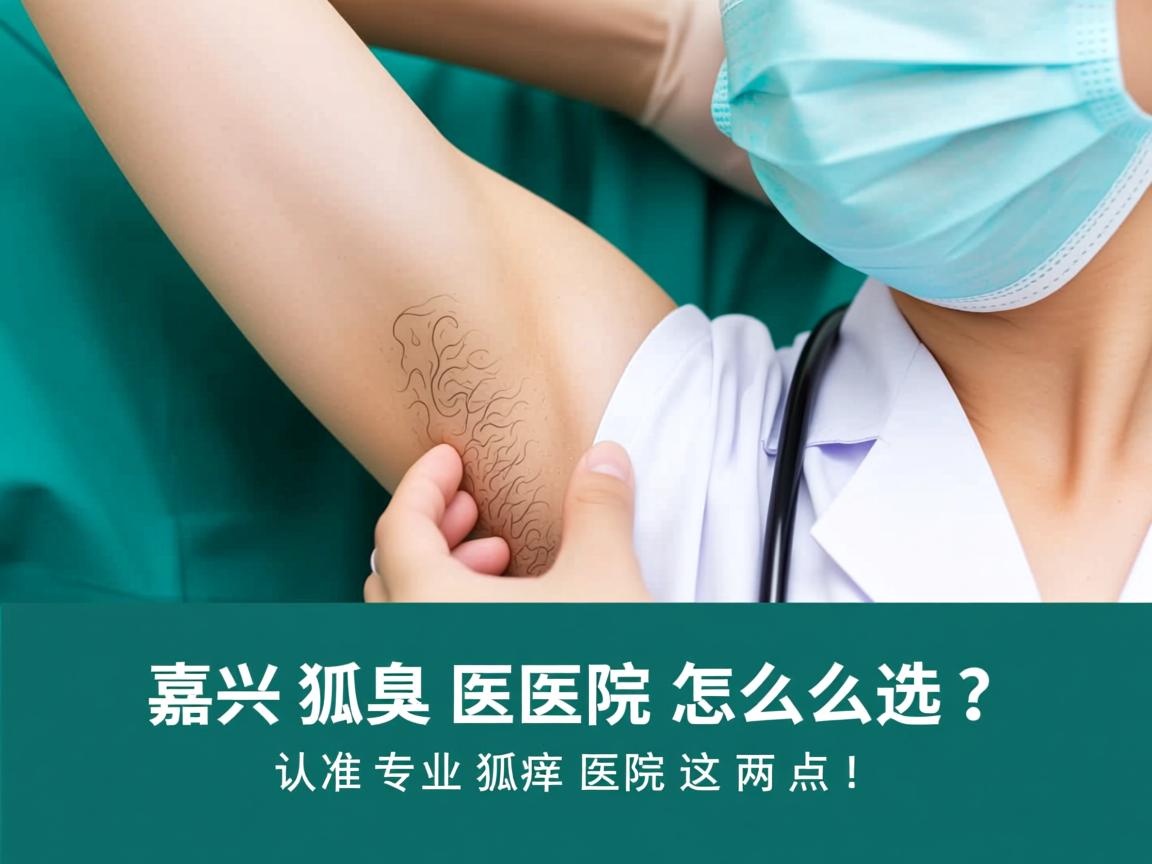 嘉兴狐臭医院怎么选？认准专业狐臭医院这两点！