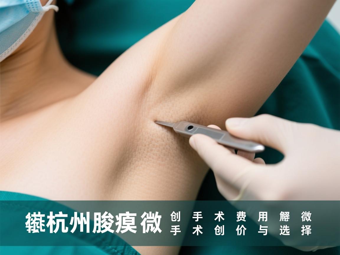杭州腋臭微创手术费用解析，专业科普腋臭微创手术价格与选择