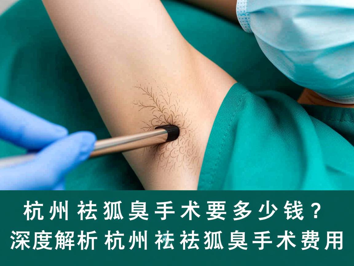 杭州祛狐臭手术要多少钱？深度解析杭州祛狐臭手术费用