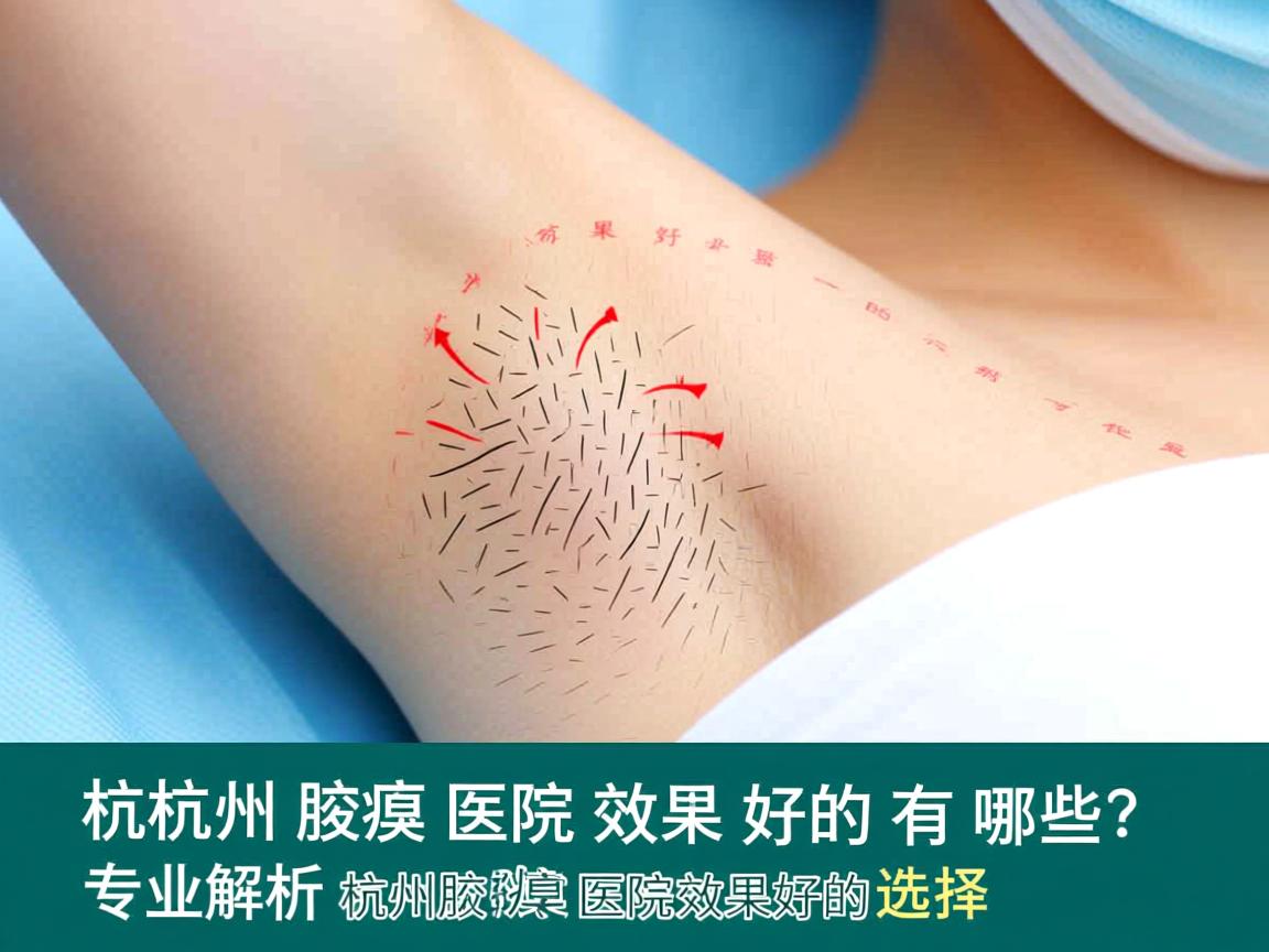 杭州腋臭医院效果好的有哪些？专业解析杭州腋臭医院效果好的选择