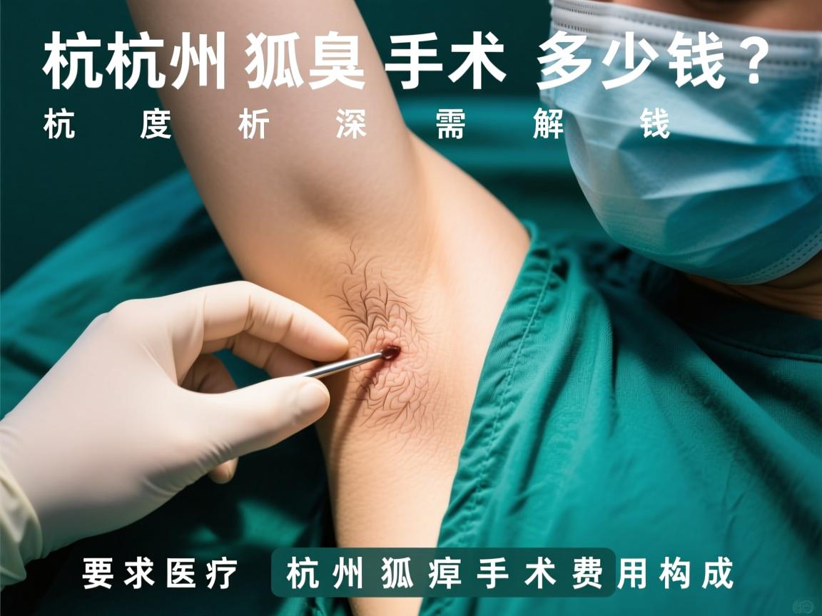 杭州狐臭手术需多少钱?深度解析杭州狐臭手术费用构成 杭州狐臭手术需多少钱?深度解析杭州狐臭手术费用构成