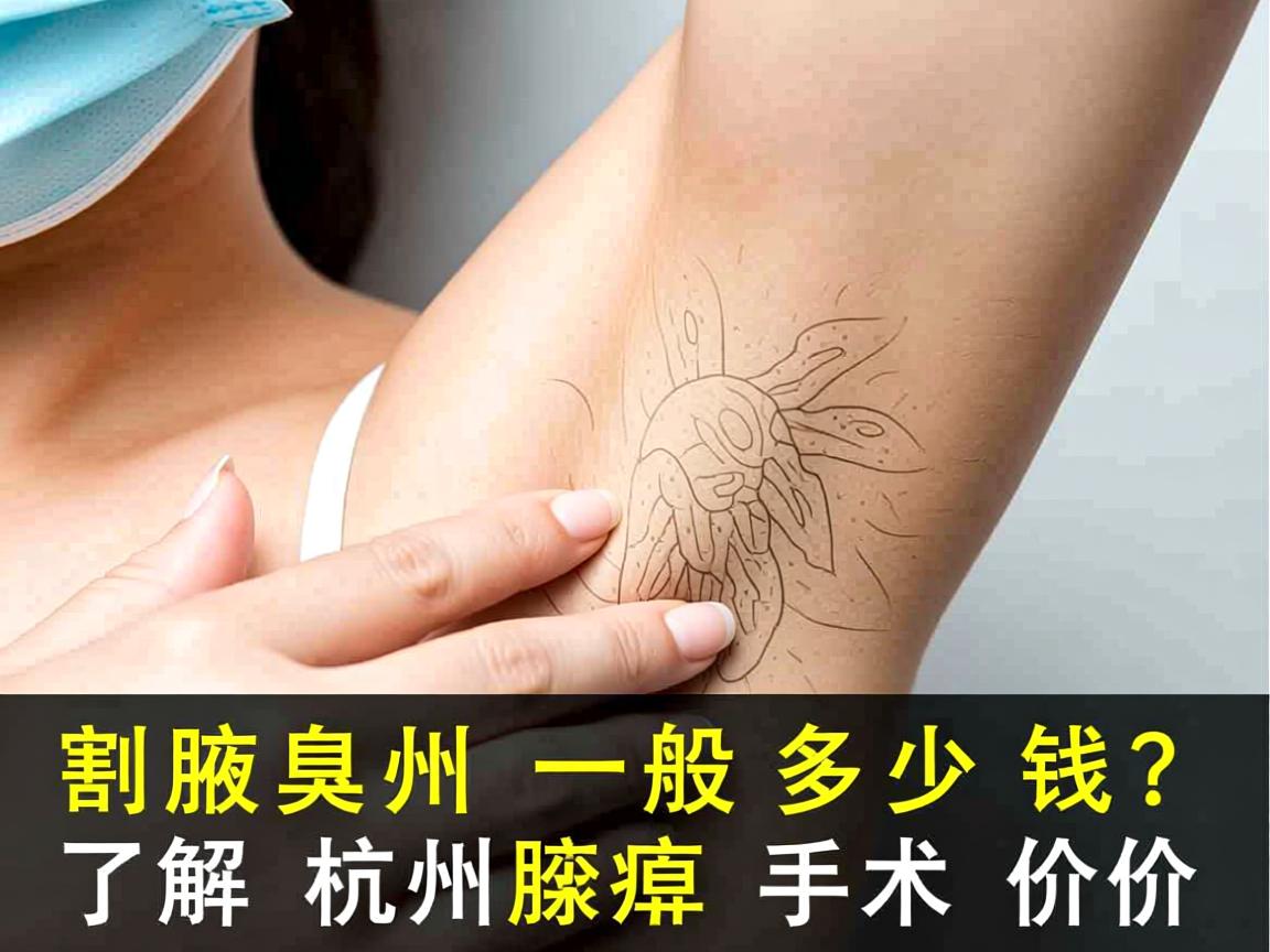 杭州割腋臭一般多少钱?了解杭州腋臭手术价格 杭州割腋臭一般多少钱?了解杭州腋臭手术价格