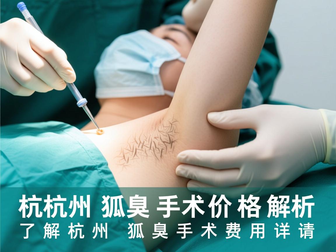 杭州狐臭手术价格解析,了解杭州狐臭手术费用详情 杭州狐臭手术价格解析,了解杭州狐臭手术费用详情