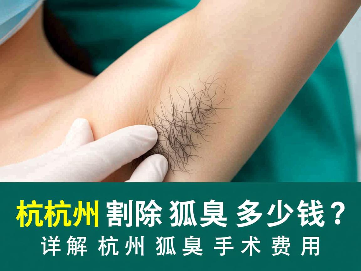 杭州割除狐臭多少钱?详解杭州狐臭手术费用 杭州割除狐臭多少钱?详解杭州狐臭手术费用