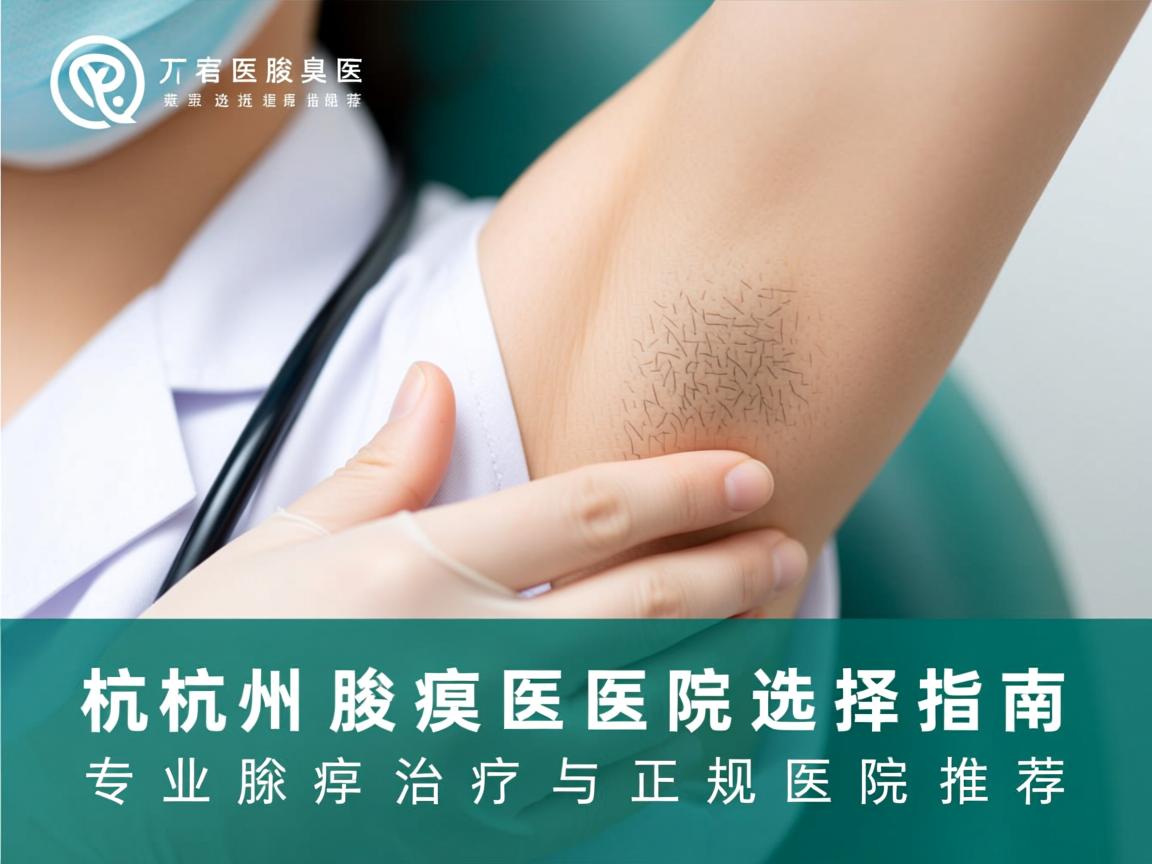 杭州腋臭医院选择指南,专业腋臭治疗与正规医院推荐 杭州腋臭医院选择指南,专业腋臭治疗与正规医院推荐