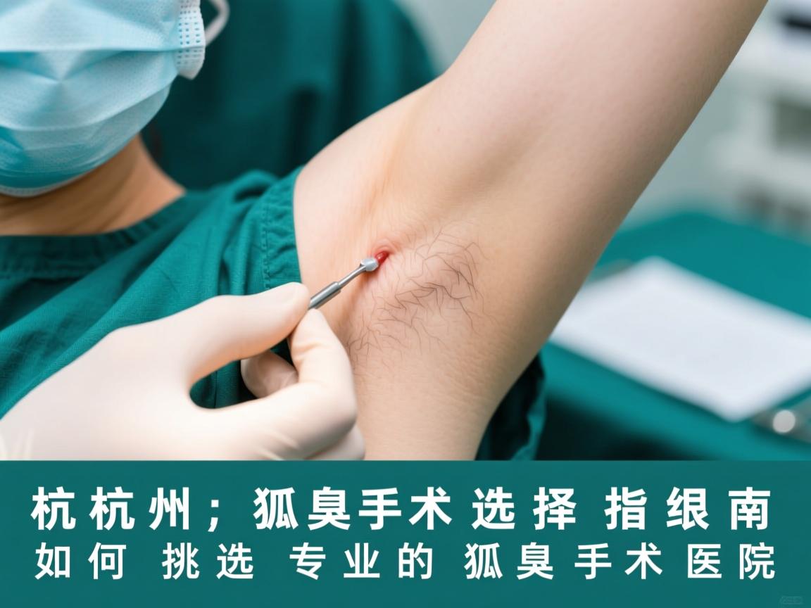 杭州狐臭手术选择指南,如何挑选专业的狐臭手术医院 杭州狐臭手术选择指南,如何挑选专业的狐臭手术医院