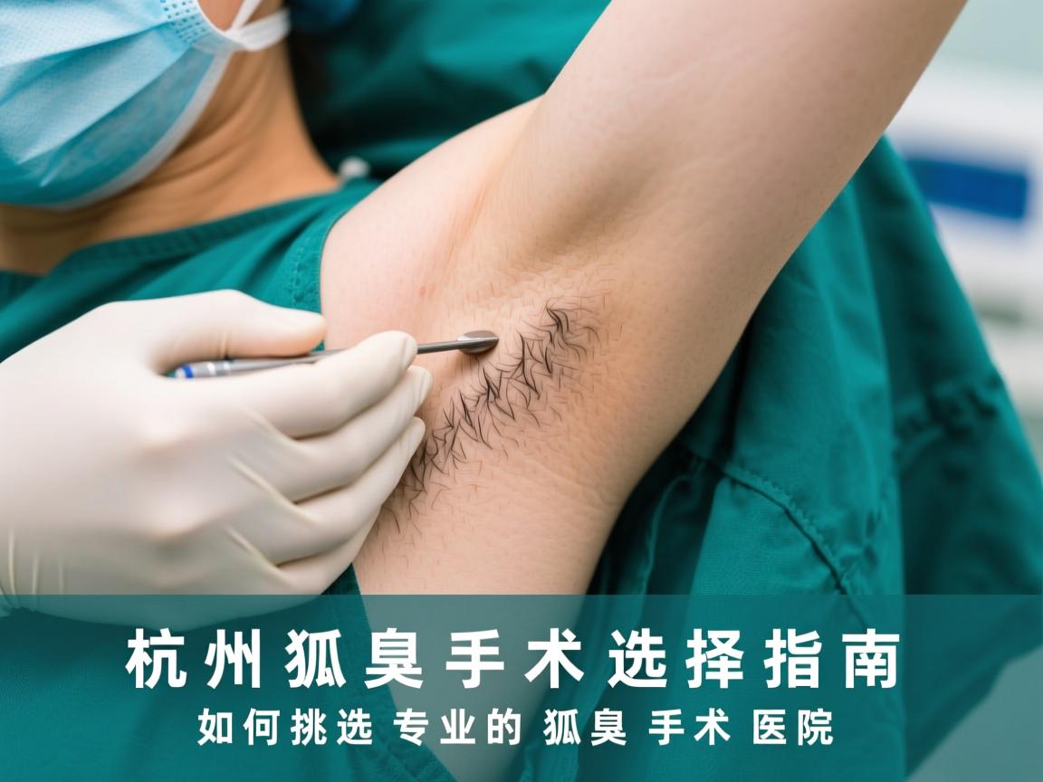 杭州狐臭手术选择指南,如何挑选专业的狐臭手术医院 杭州狐臭手术选择指南,如何挑选专业的狐臭手术医院