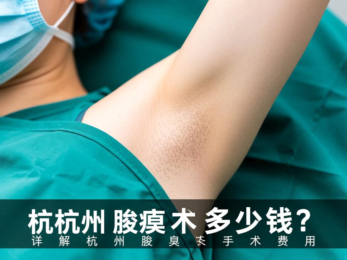 杭州腋臭手术多少钱?详解杭州腋臭手术费用 杭州腋臭手术多少钱?详解杭州腋臭手术费用