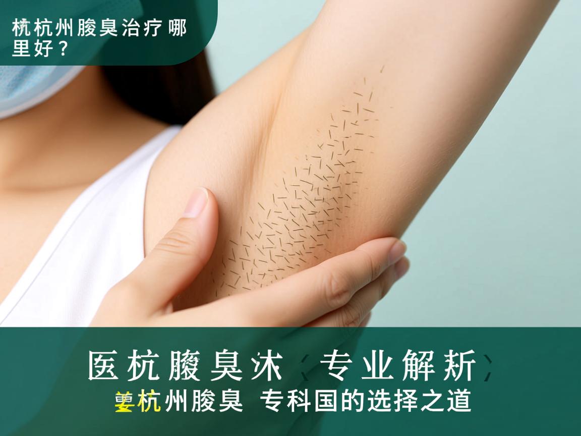 杭州腋臭治疗哪里好?专业解析杭州腋臭专科的选择之道 杭州腋臭治疗哪里好?专业解析杭州腋臭专科的选择之道