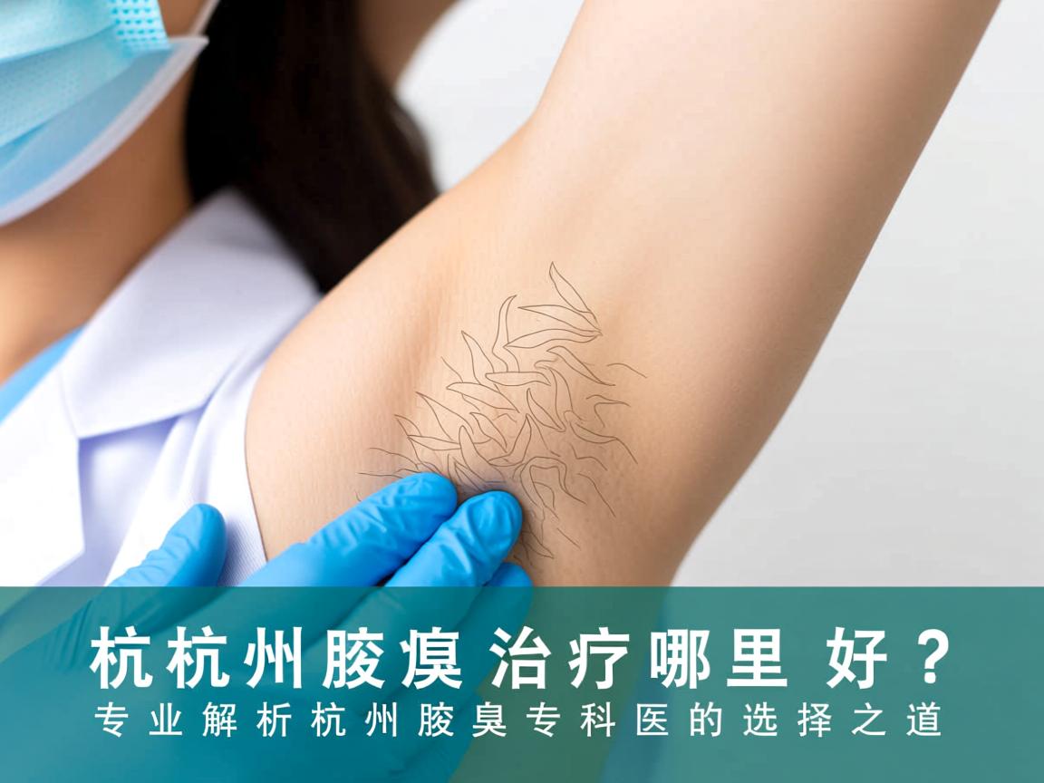 杭州腋臭治疗哪里好?专业解析杭州腋臭专科的选择之道 杭州腋臭治疗哪里好?专业解析杭州腋臭专科的选择之道