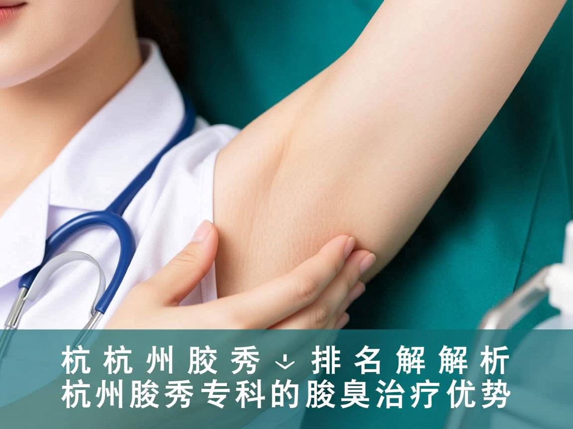 杭州腋秀排名解析,杭州腋秀专科的腋臭治疗优势 杭州腋秀排名解析,杭州腋秀专科的腋臭治疗优势