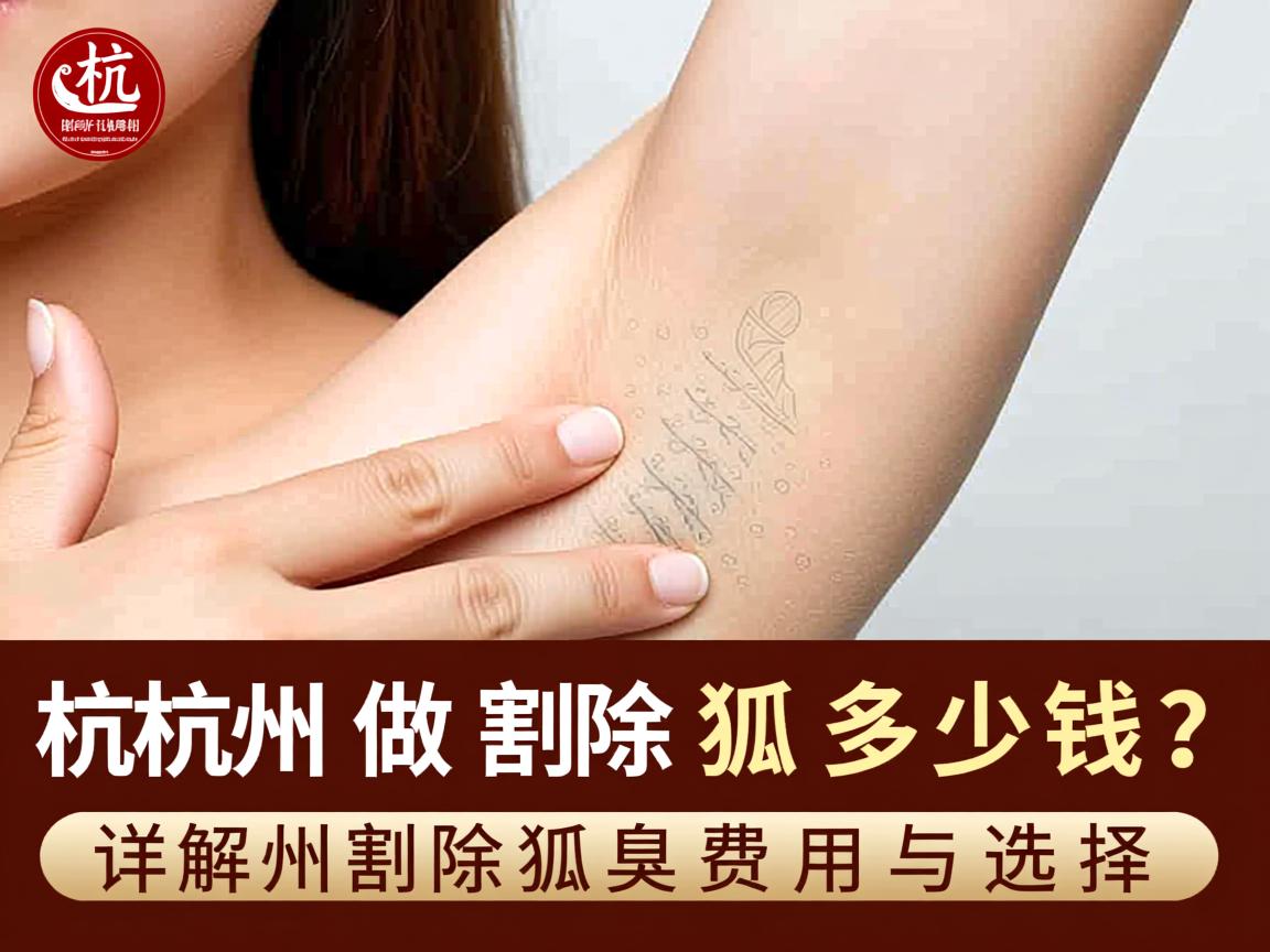 杭州做割除狐臭多少钱?详解杭州割除狐臭费用与选择 杭州做割除狐臭多少钱?详解杭州割除狐臭费用与选择