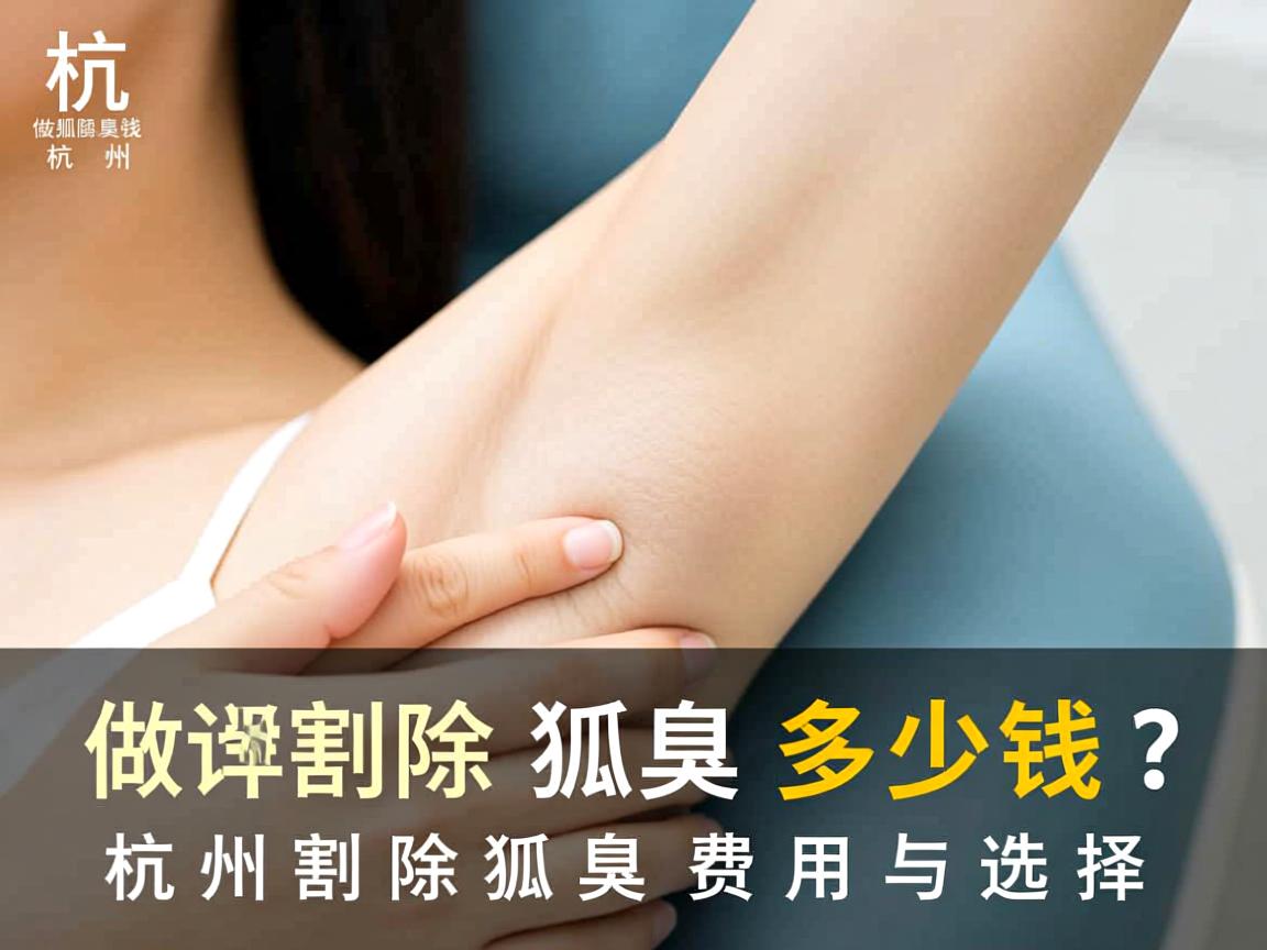 杭州做割除狐臭多少钱?详解杭州割除狐臭费用与选择 杭州做割除狐臭多少钱?详解杭州割除狐臭费用与选择