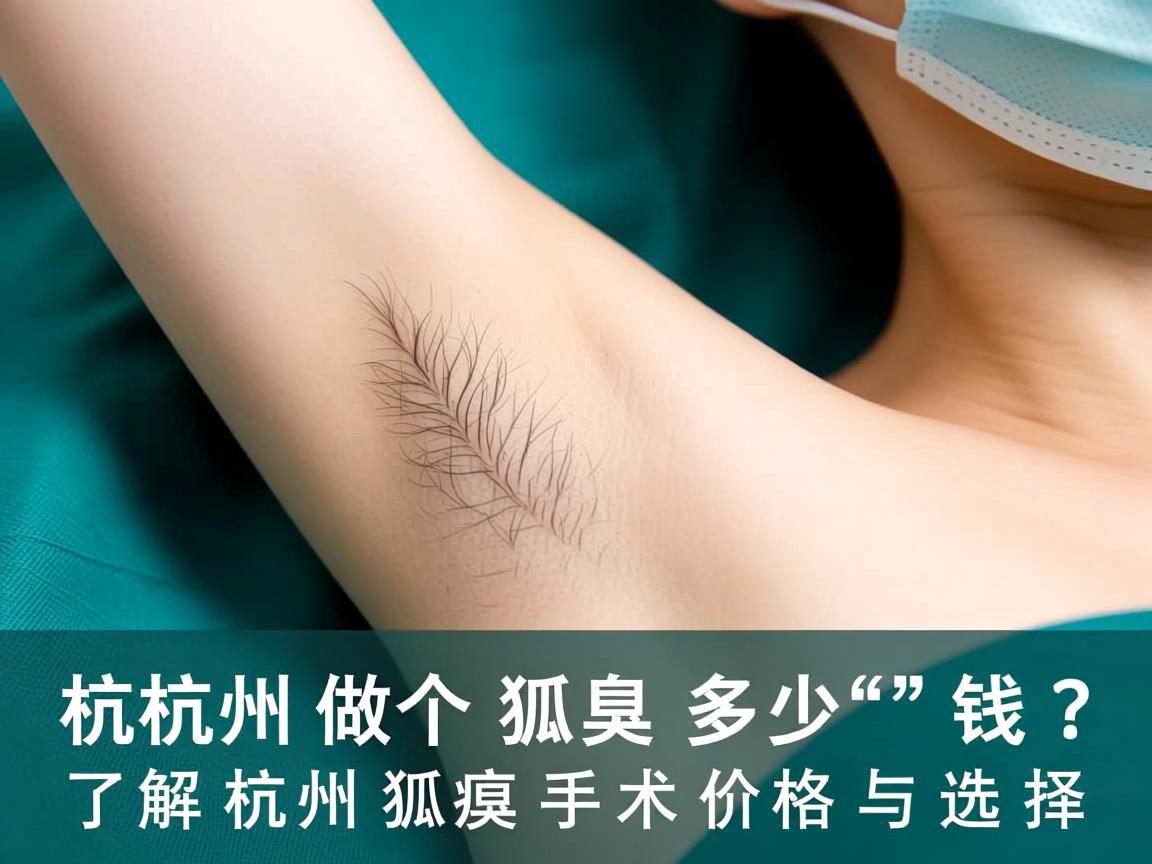 杭州做个狐臭多少钱?了解杭州狐臭手术价格与选择 杭州做个狐臭多少钱?了解杭州狐臭手术价格与选择