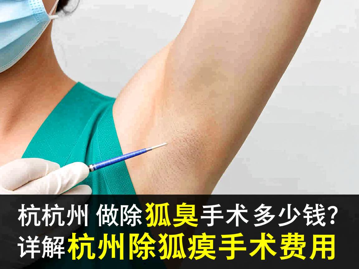 杭州做除狐臭手术多少钱?详解杭州除狐臭手术费用 杭州做除狐臭手术多少钱?详解杭州除狐臭手术费用