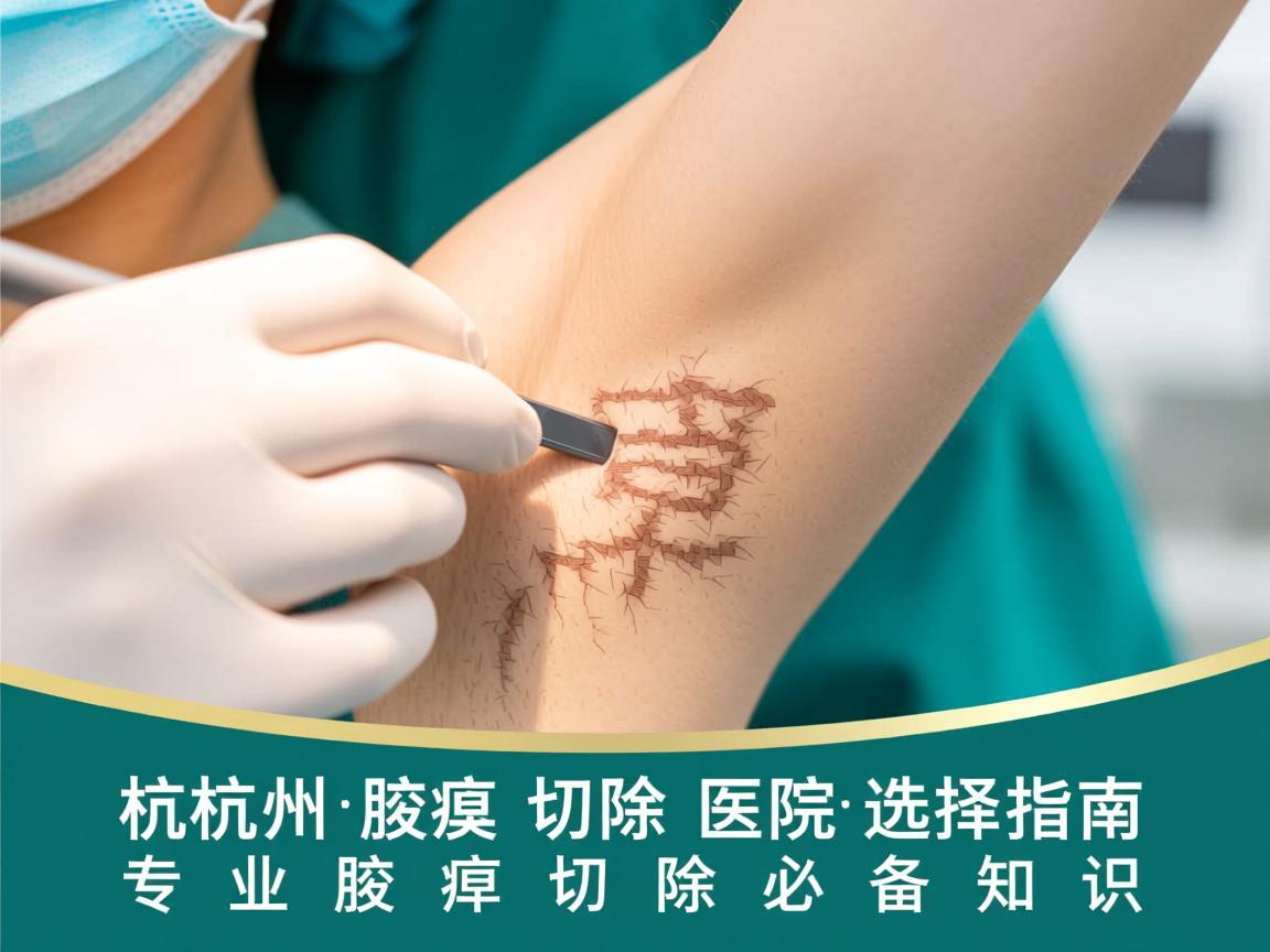 杭州腋臭切除医院选择指南，专业腋臭切除的必备知识