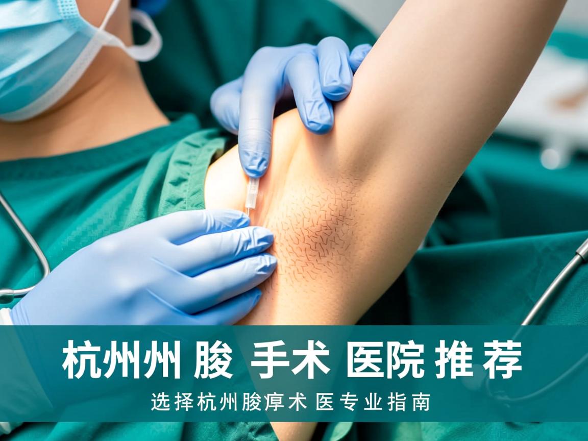 杭州腋臭手术医院推荐，选择杭州腋臭手术医院的专业指南