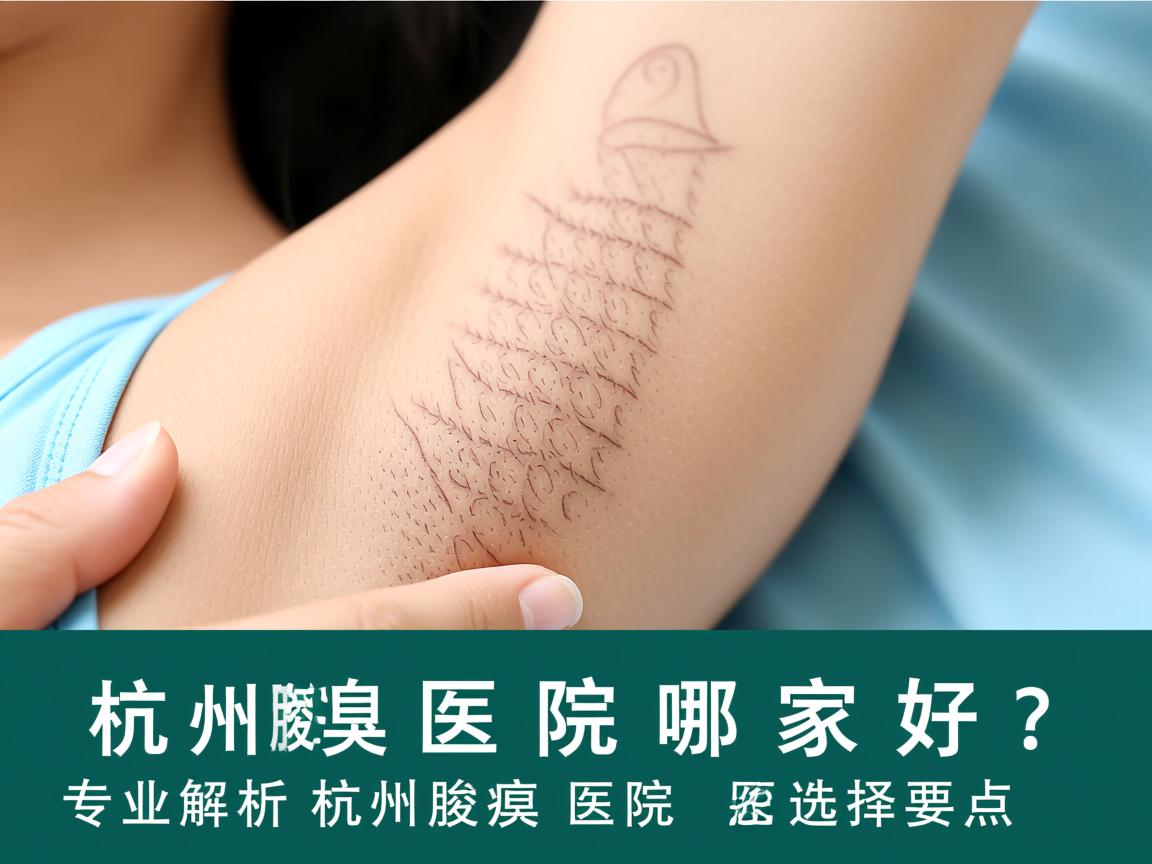 杭州腋臭医院哪家好？专业解析杭州腋臭医院的选择要点