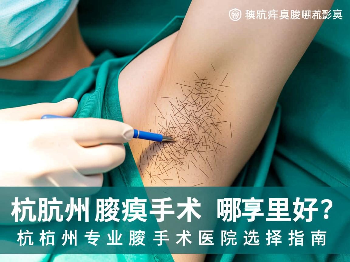 杭州腋臭手术哪里好?杭州专业腋臭手术医院选择指南 杭州腋臭手术哪里好?杭州专业腋臭手术医院选择指南