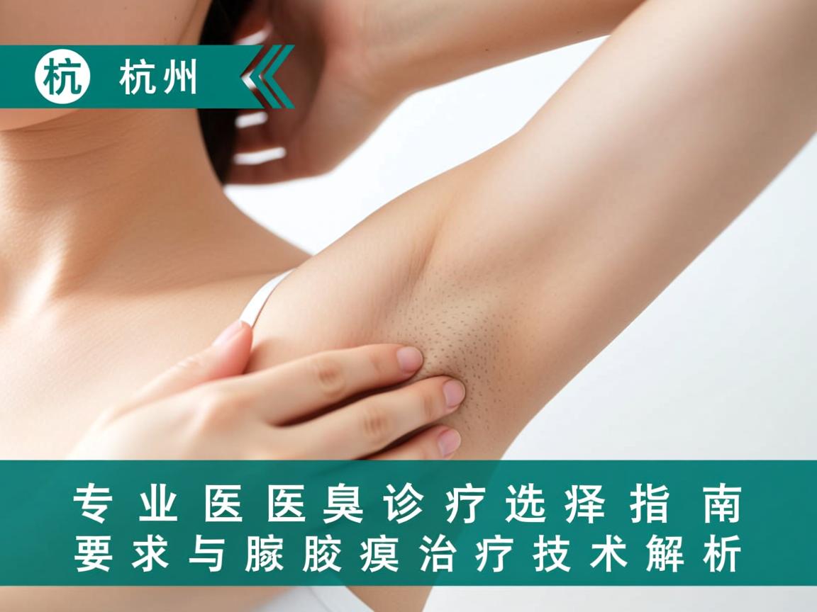 杭州腋臭诊疗选择指南,专业医院与腋臭治疗技术解析 杭州腋臭诊疗选择指南,专业医院与腋臭治疗技术解析