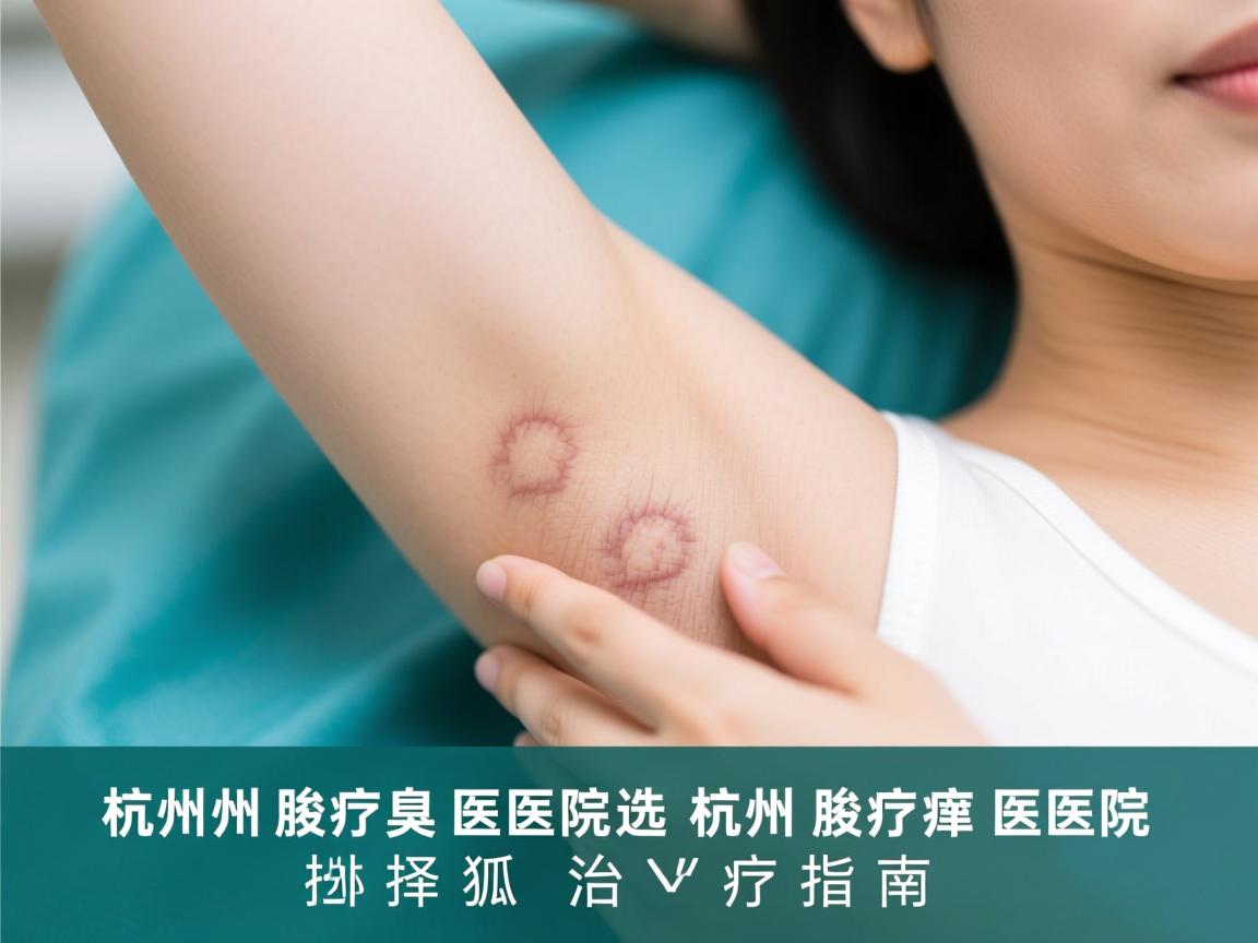 杭州腋臭医院专业解析，选择杭州腋臭医院的狐臭治疗指南