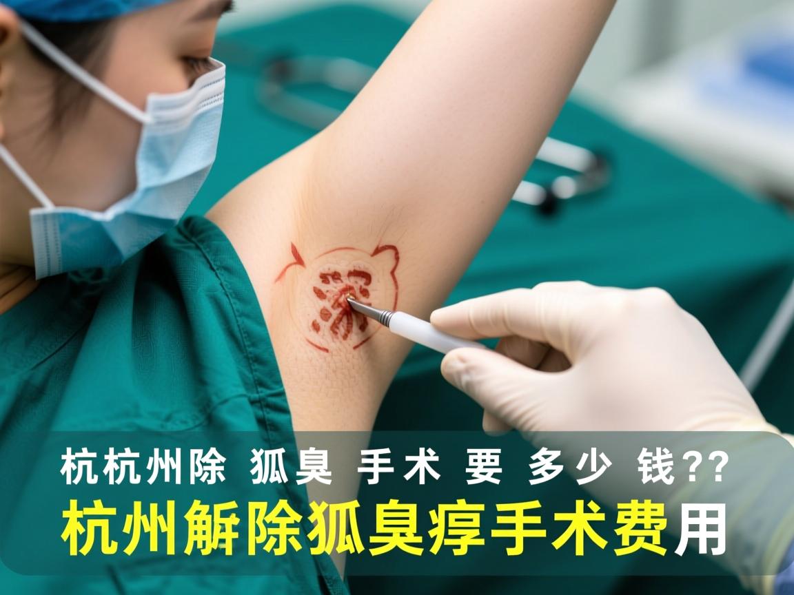 杭州除狐臭手术要多少钱？深度解析杭州除狐臭手术费用