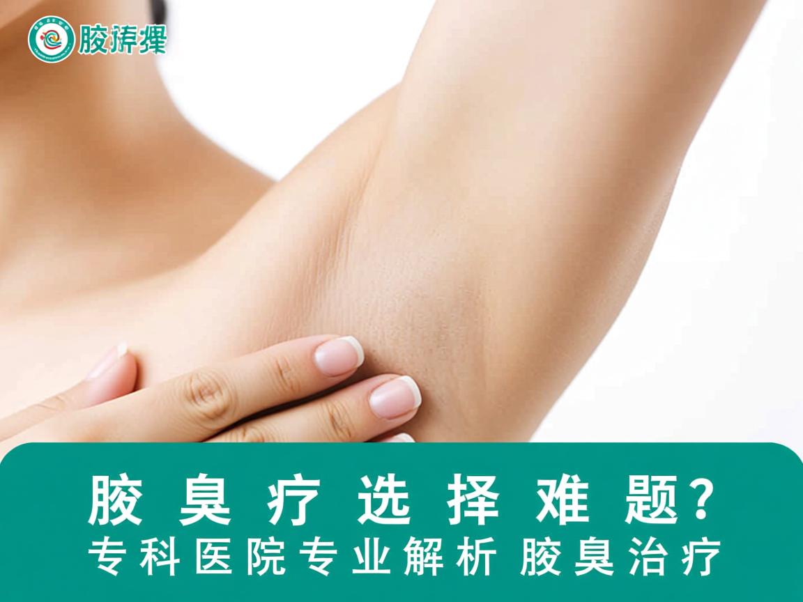 腋臭治疗选择难题？腋臭专科医院专业解析腋臭治疗