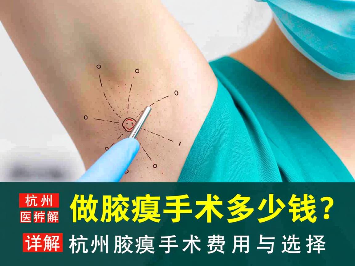 杭州做腋臭手术多少钱？详解杭州腋臭手术费用与选择