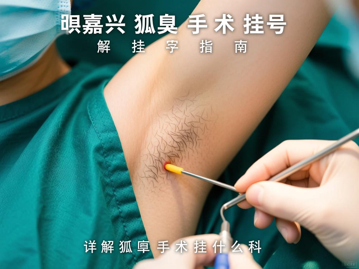 嘉兴狐臭手术挂号指南，详解狐臭手术挂什么科