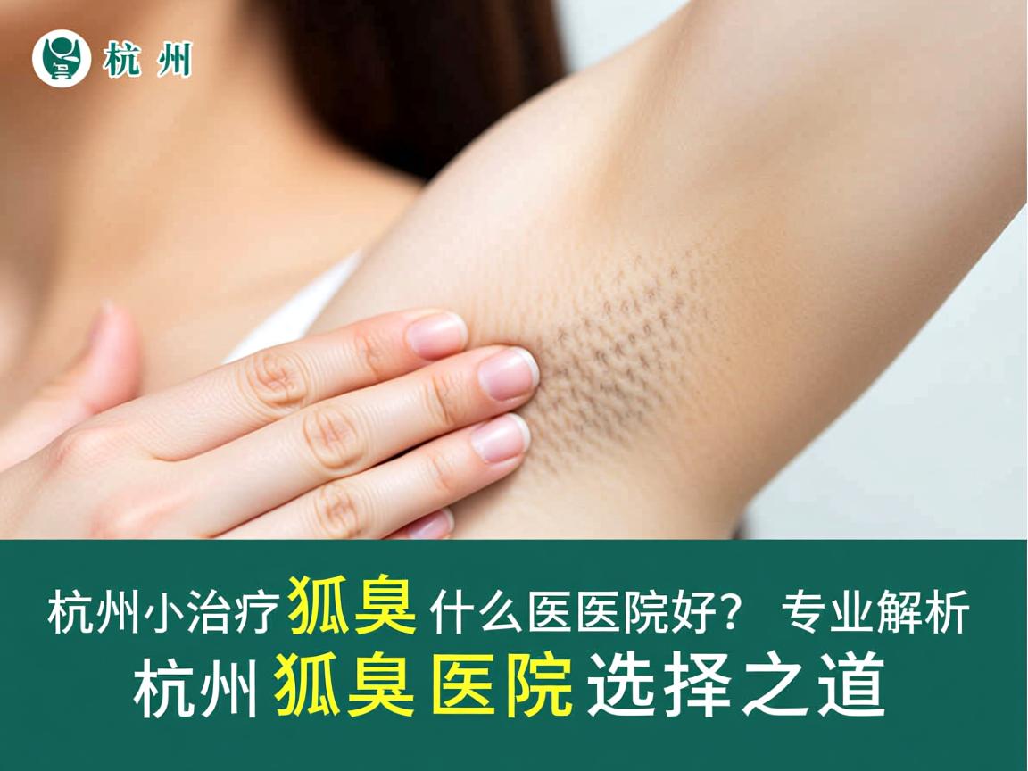 杭州治疗狐臭什么医院好?专业解析杭州狐臭医院选择之道 杭州治疗狐臭什么医院好?专业解析杭州狐臭医院选择之道