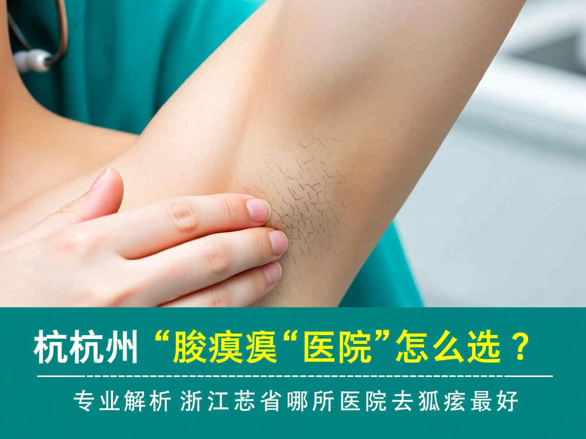杭州腋臭医院怎么选？专业解析浙江省哪所医院去狐臭最好