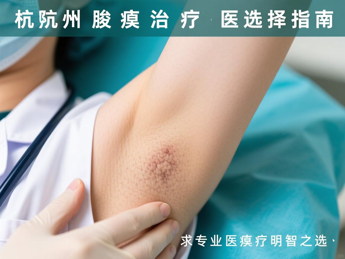 杭州腋臭治疗医院选择指南，专业腋臭医疗的明智之选