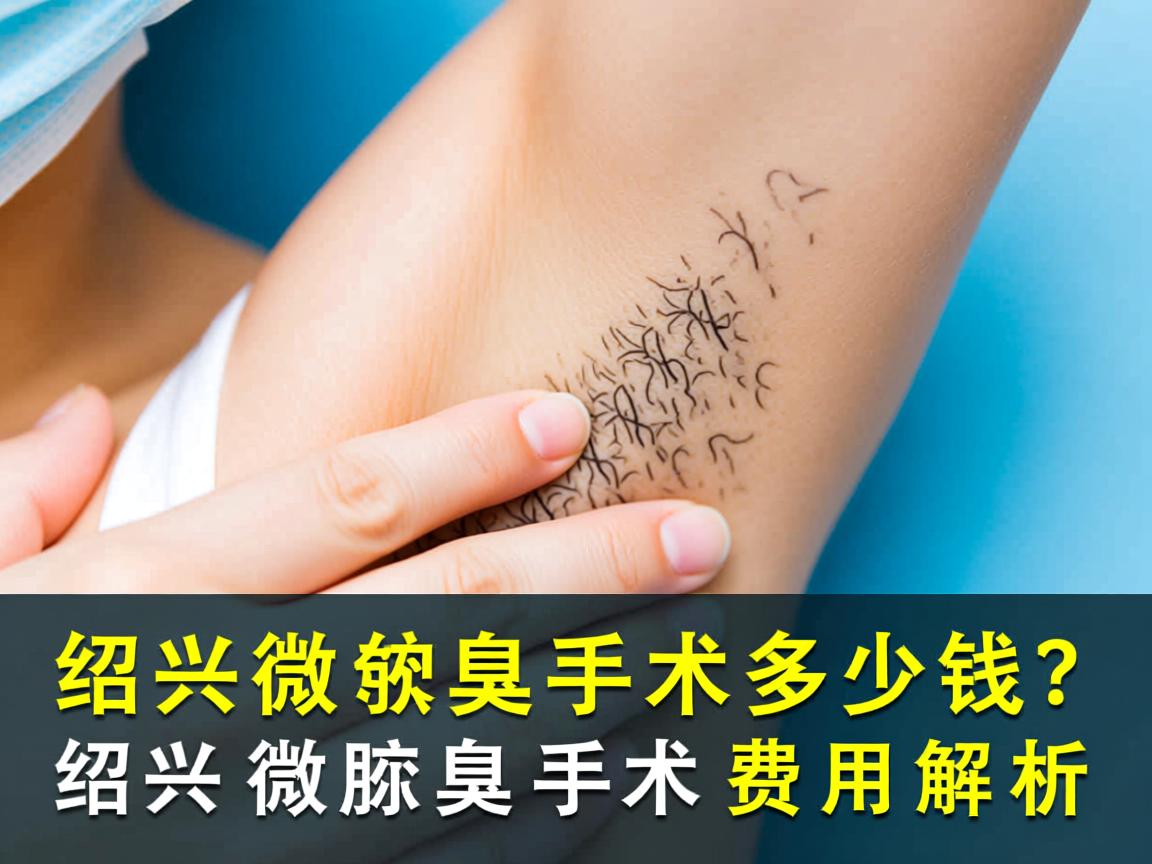 在绍兴做微创腋臭手术多少钱？绍兴微创腋臭手术费用解析