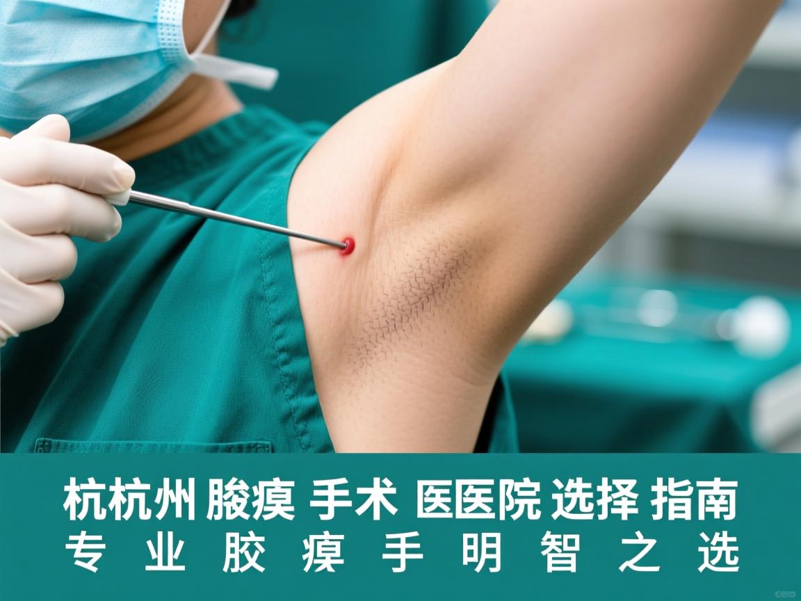 杭州腋臭手术医院选择指南，专业腋臭手术的明智之选