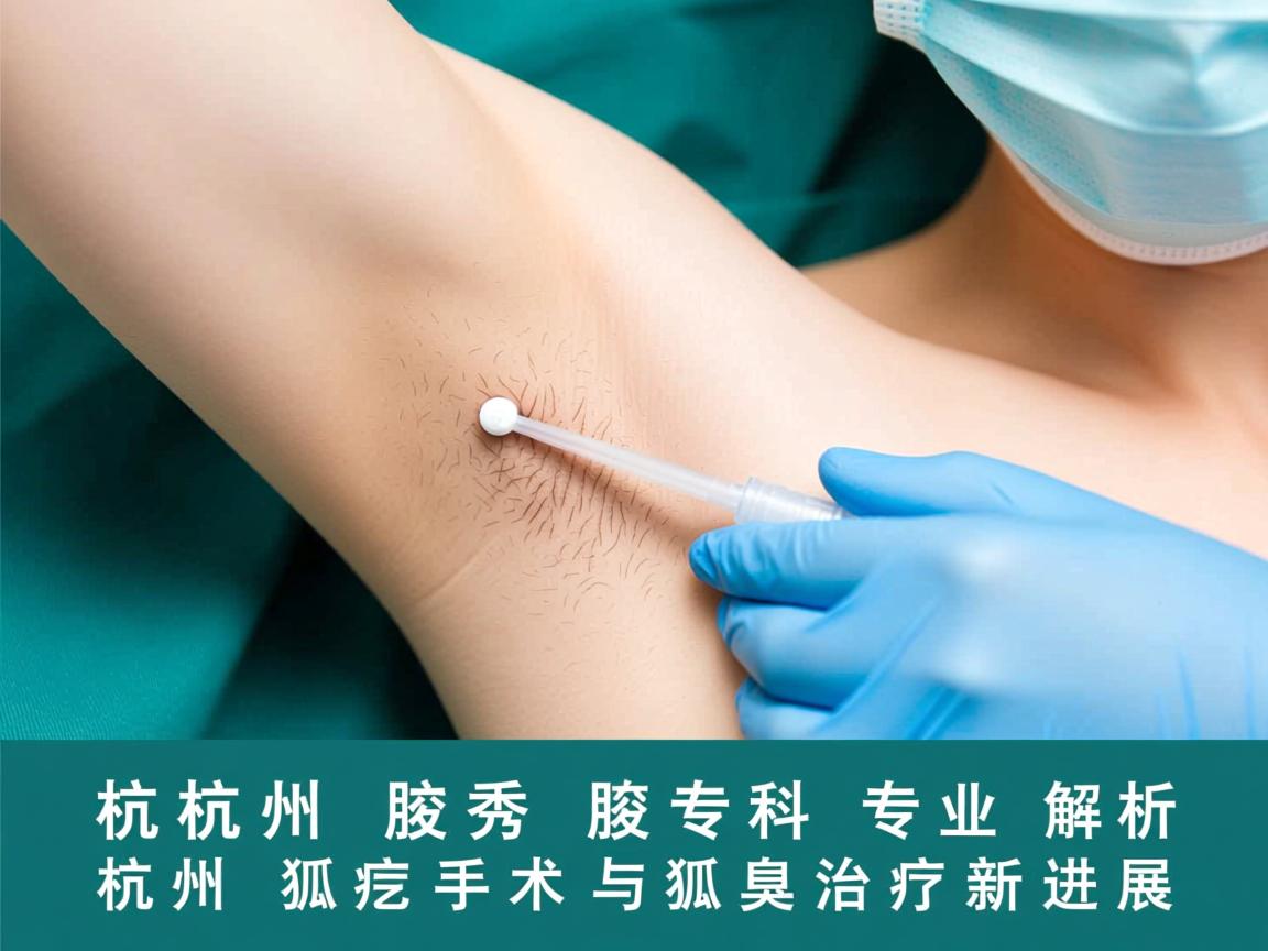 杭州腋秀腋臭专科，专业解析杭州狐臭手术与狐臭治疗新进展