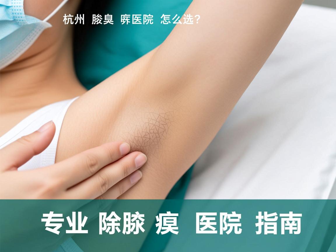 杭州腋臭医院怎么选？专业除腋臭医院指南