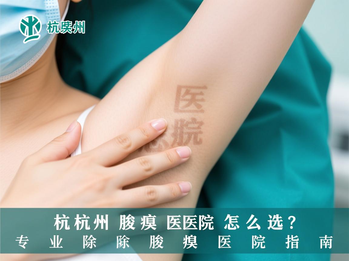 杭州腋臭医院怎么选？专业除腋臭医院指南