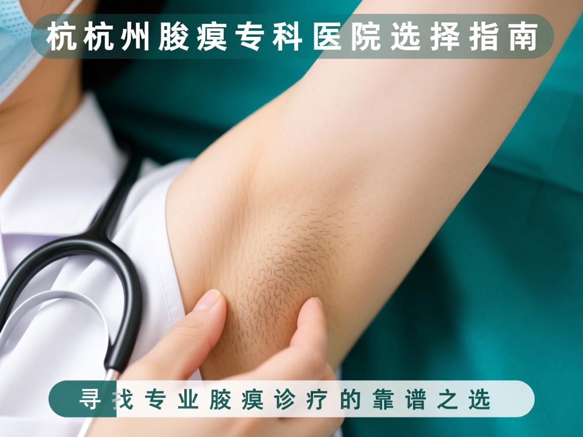 杭州腋臭专科医院选择指南,寻找专业腋臭诊疗的靠谱之选 杭州腋臭专科医院选择指南,寻找专业腋臭诊疗的靠谱之选