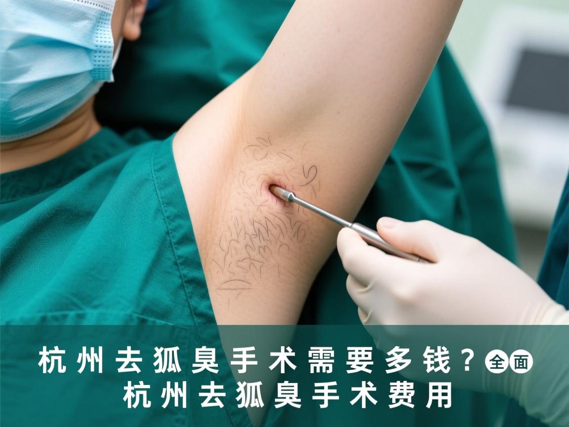 杭州去狐臭手术需要多少钱？全面解析杭州去狐臭手术费用
