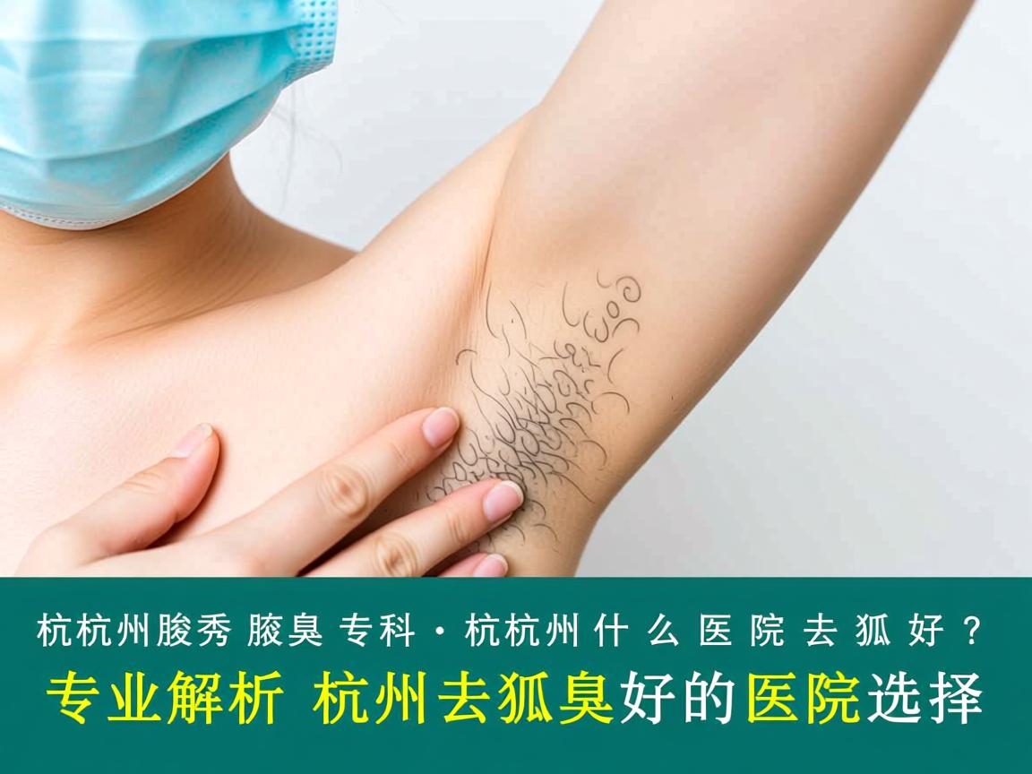 杭州腋秀腋臭专科，杭州什么医院去狐臭好？专业解析杭州去狐臭好的医院选择