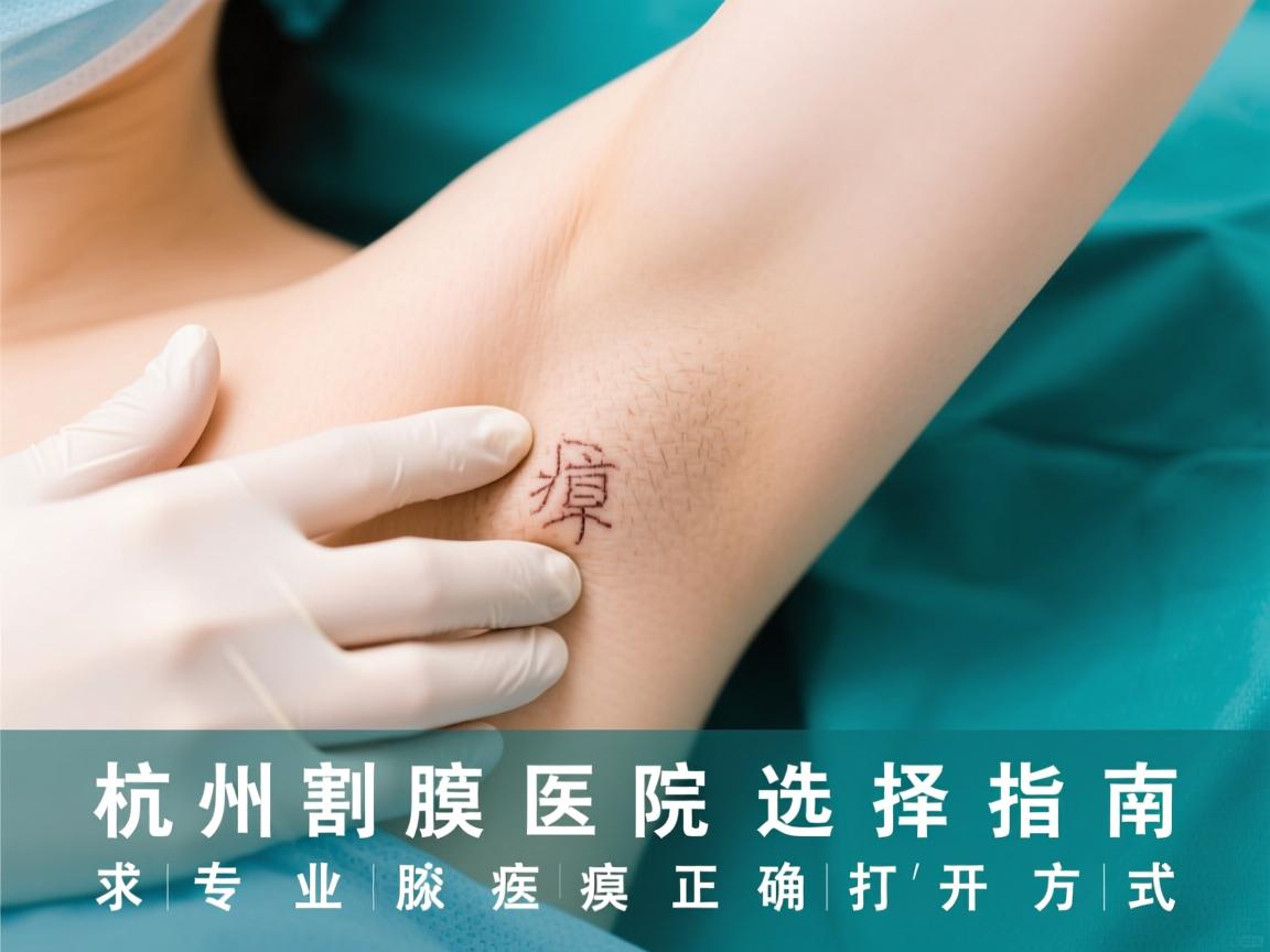 杭州割腋臭医院选择指南，专业腋臭医院的正确打开方式