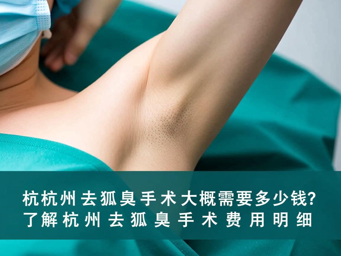 杭州去狐臭手术大概需要多少钱?了解杭州去狐臭手术费用明细 杭州去狐臭手术大概需要多少钱?了解杭州去狐臭手术费用明细