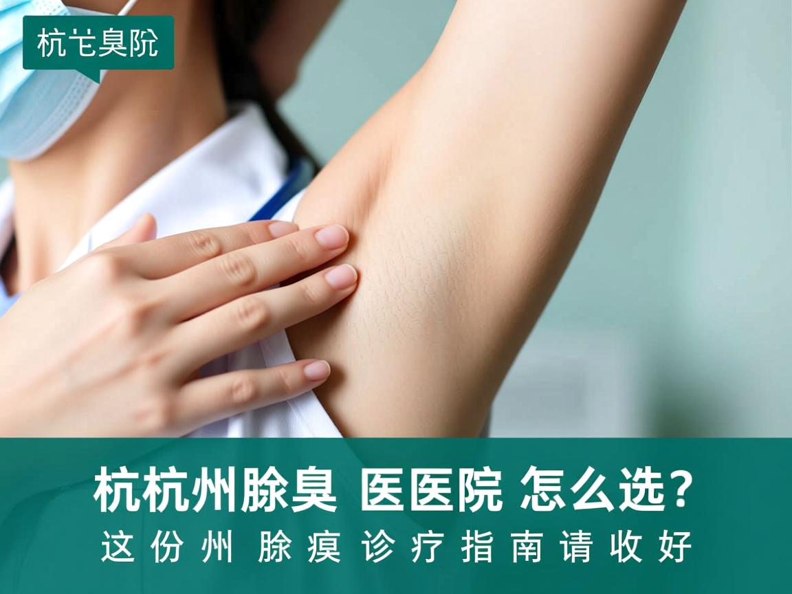 杭州除腋臭医院怎么选?这份杭州腋臭诊疗指南请收好 杭州除腋臭医院怎么选?这份杭州腋臭诊疗指南请收好