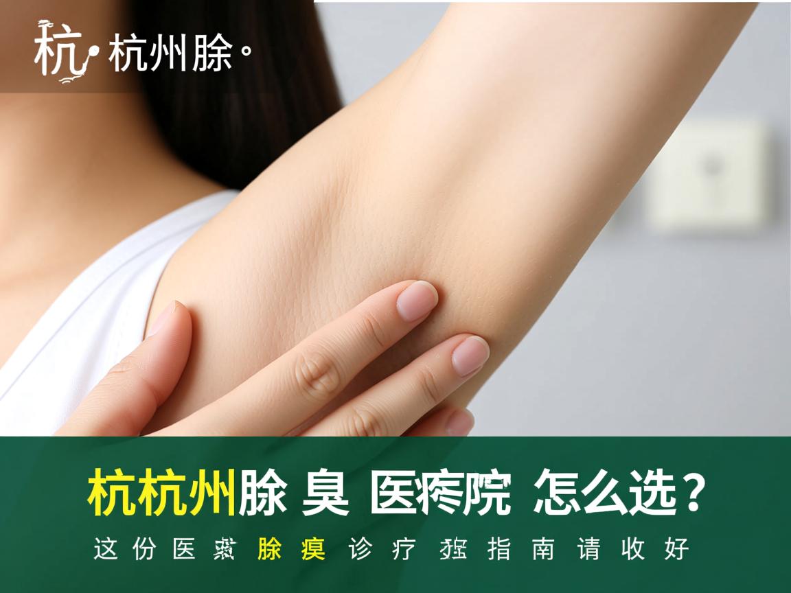 杭州除腋臭医院怎么选?这份杭州腋臭诊疗指南请收好 杭州除腋臭医院怎么选?这份杭州腋臭诊疗指南请收好