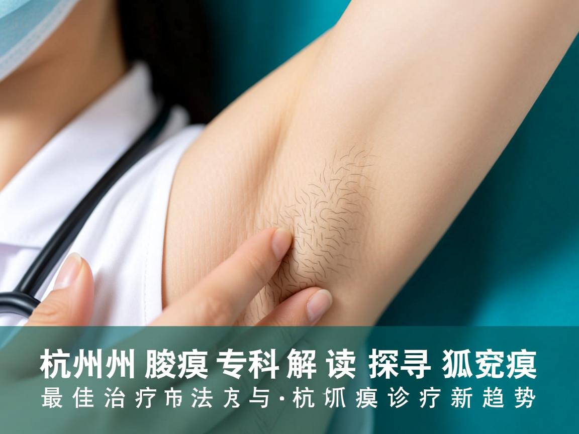 杭州腋臭专科解读，探寻狐臭的最佳治疗方法与杭州狐臭诊疗新趋势