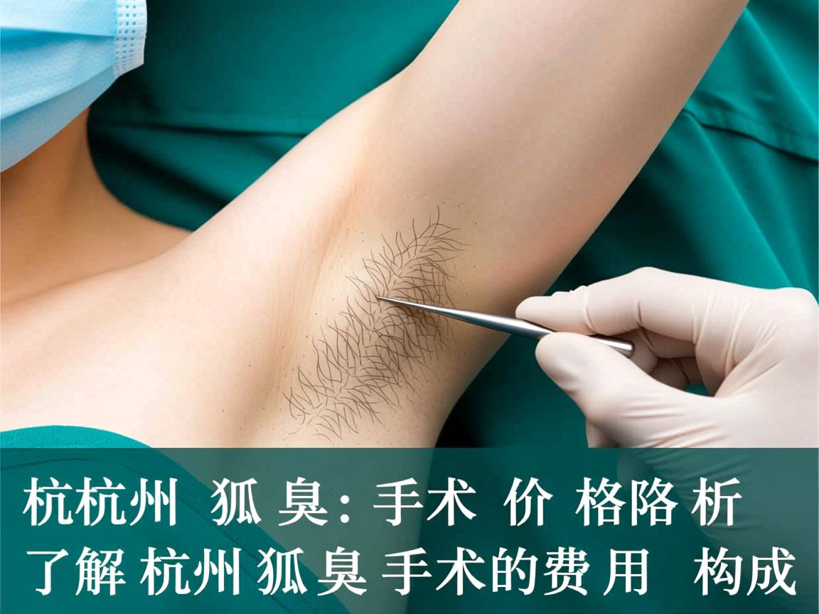 杭州狐臭手术价格解析,了解杭州狐臭手术的费用构成 杭州狐臭手术价格解析,了解杭州狐臭手术的费用构成
