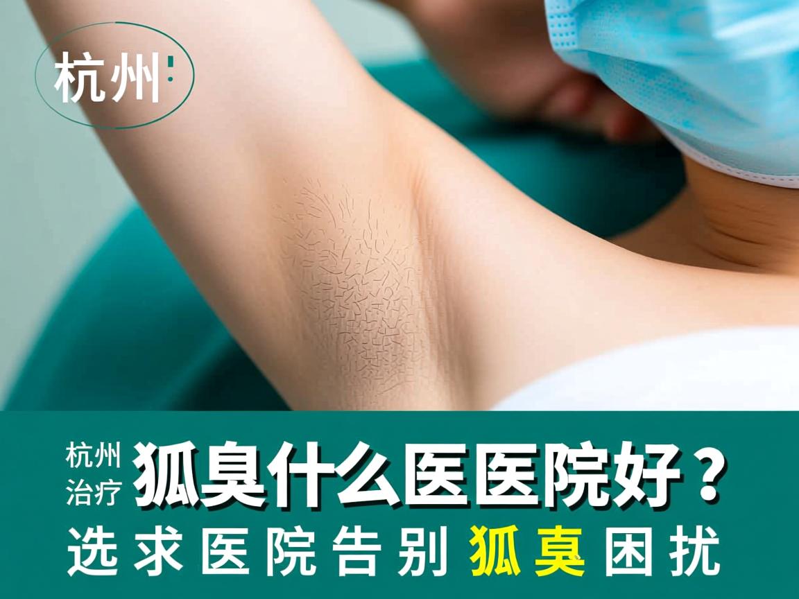 杭州治疗狐臭什么医院好？选对医院告别狐臭困扰