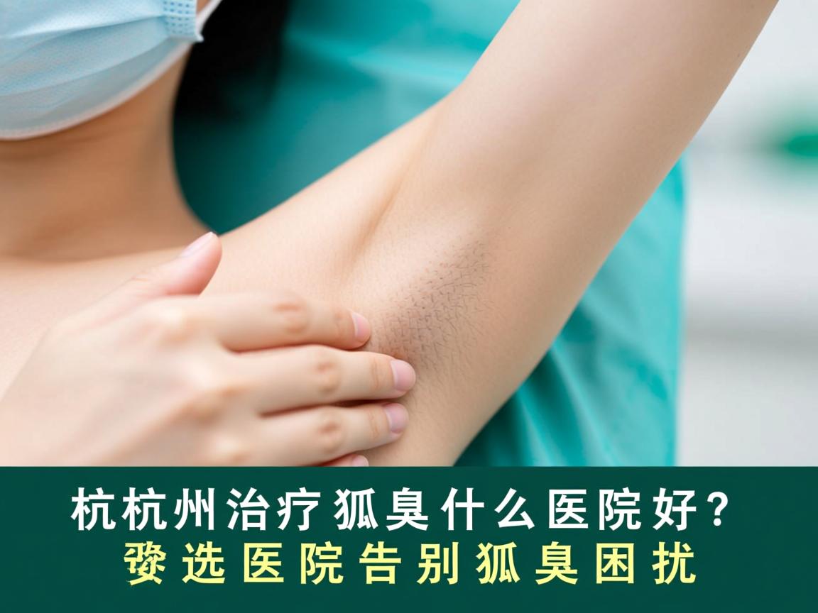 杭州治疗狐臭什么医院好？选对医院告别狐臭困扰